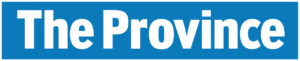the province logo on a blue background.
