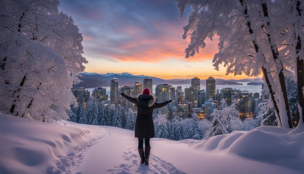Vancouver snow fall