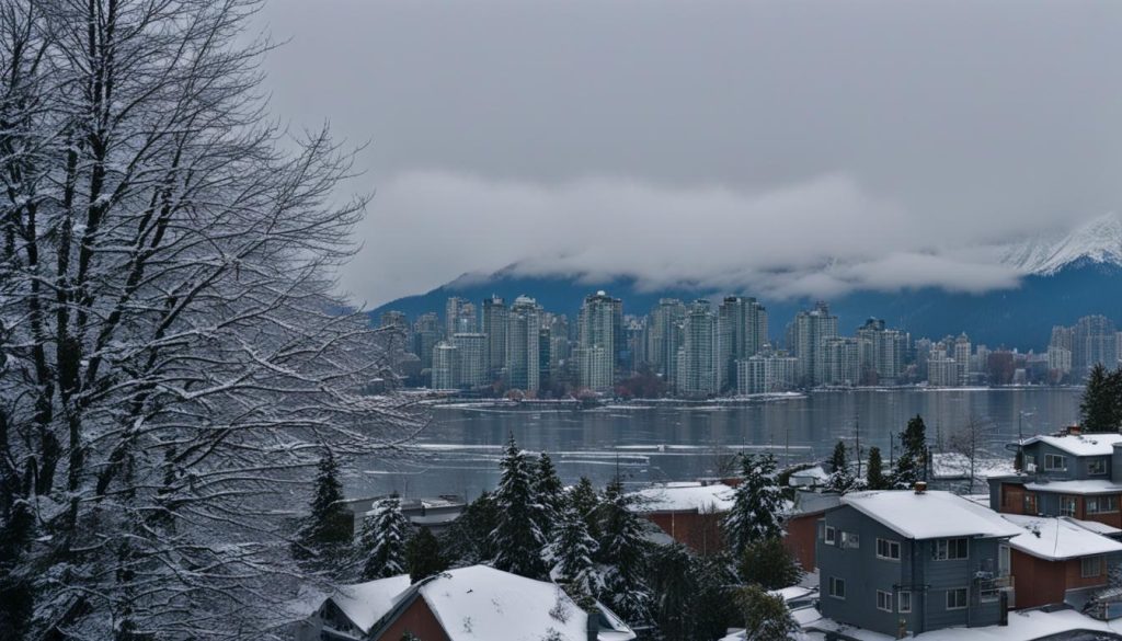 Vancouver snow fall