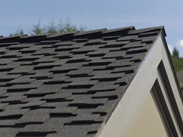 A close up of a shingled roof installed by the best roofers in Vancouver.