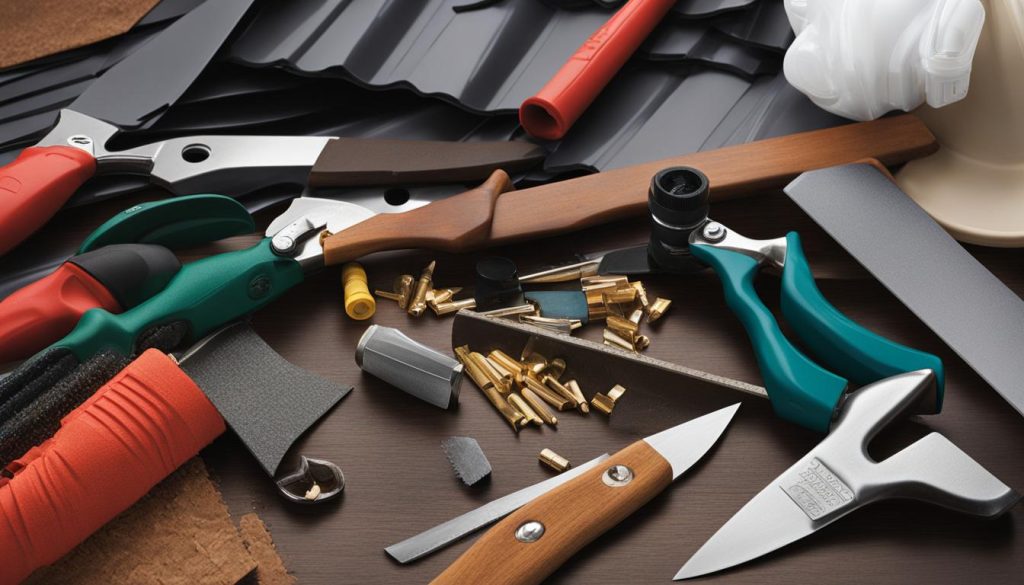 DIY roofing supplies and roof repair materials
