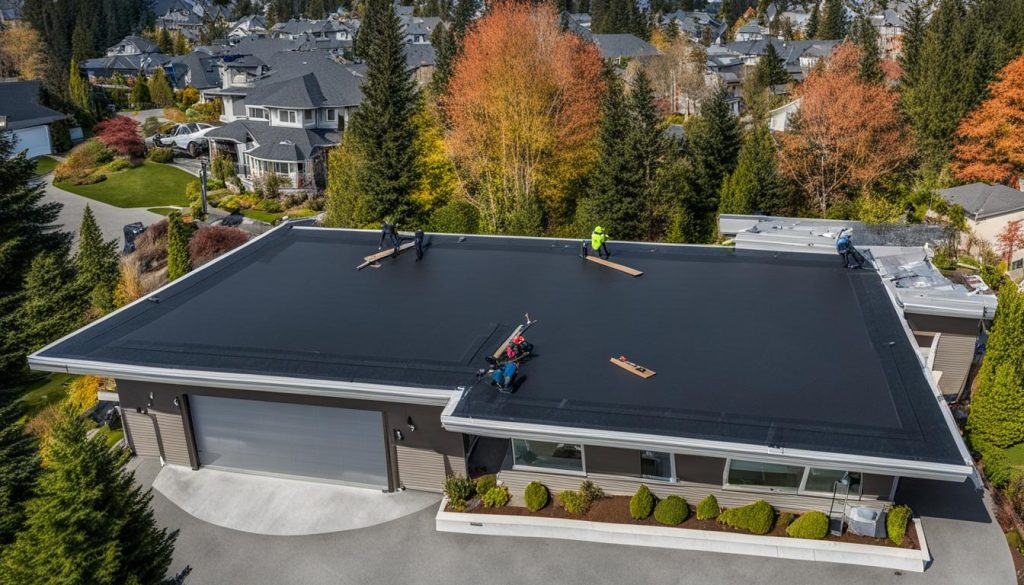 Expert Flat Roofing Installation by Paragon Roofing BC