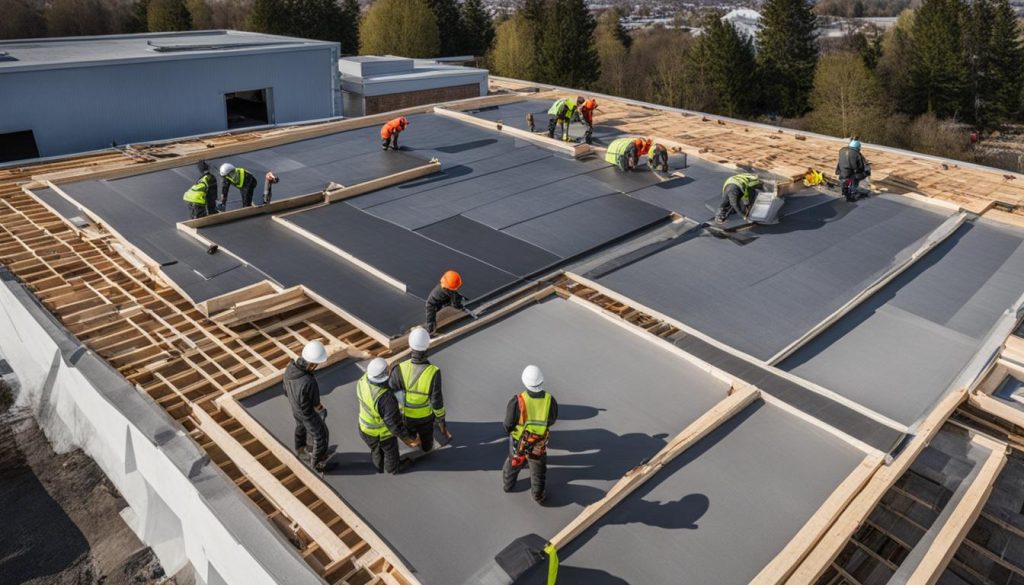 Flat roof insulation solutions