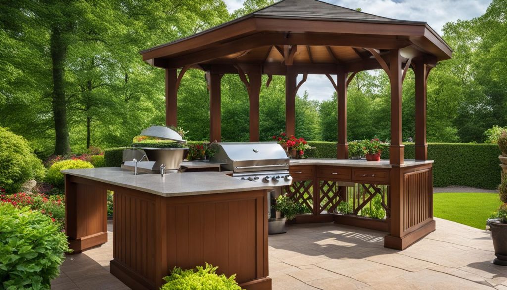 Gazebo and Outdoor Kitchen Roof Maintenance