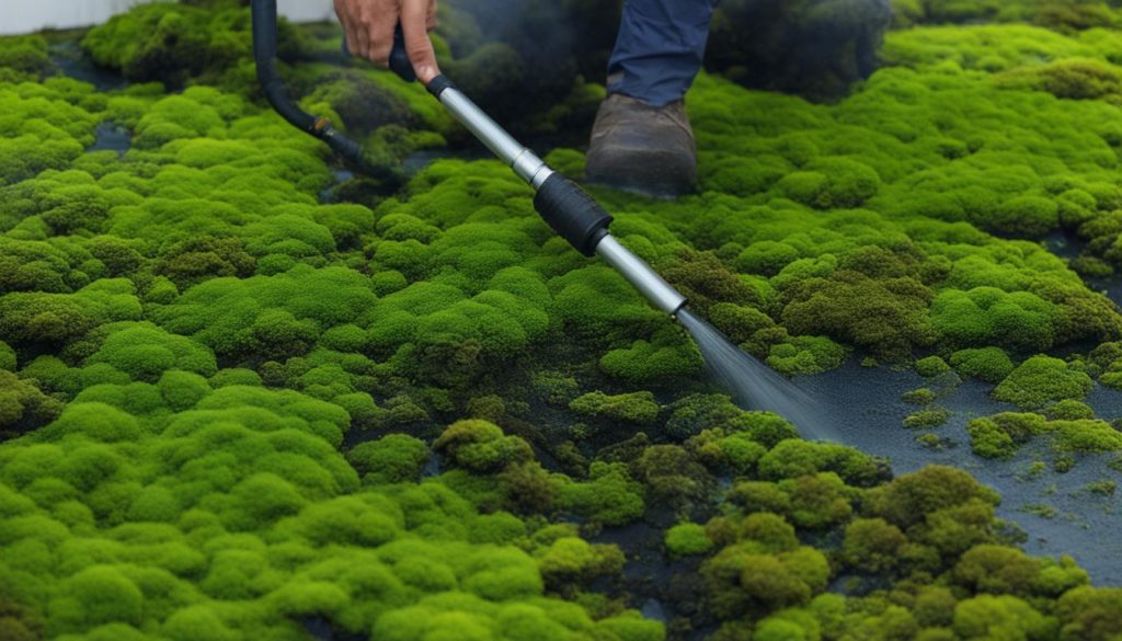 Moss and Algae Removal