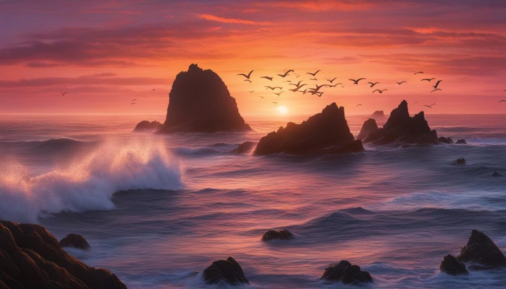Pacific Ocean Sunset