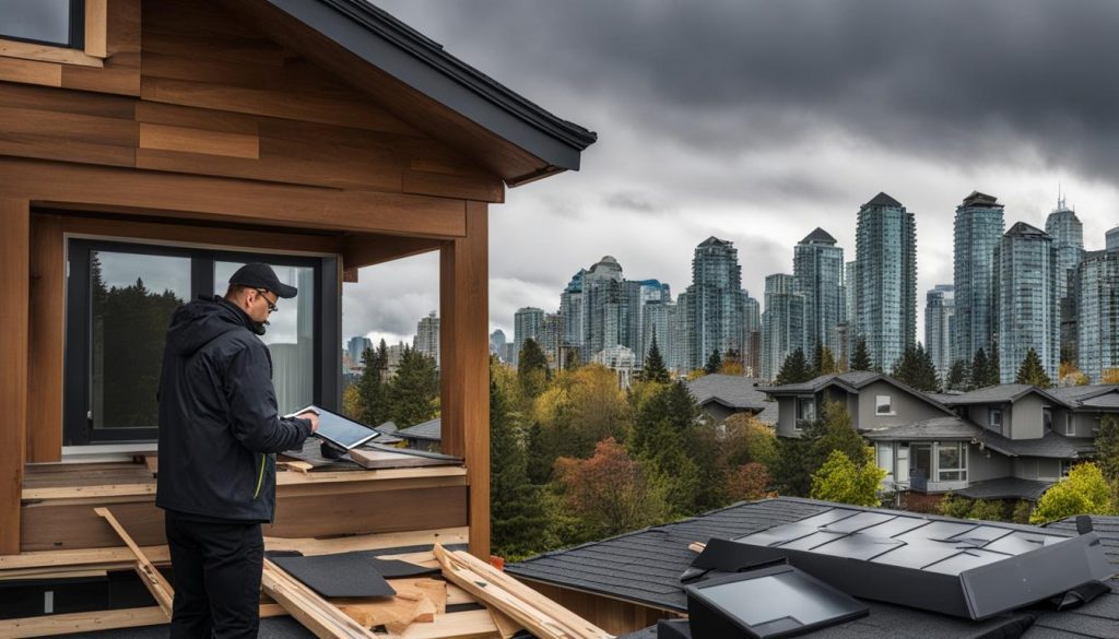 Paragon Roofing BC providing roofing estimates in Vancouver