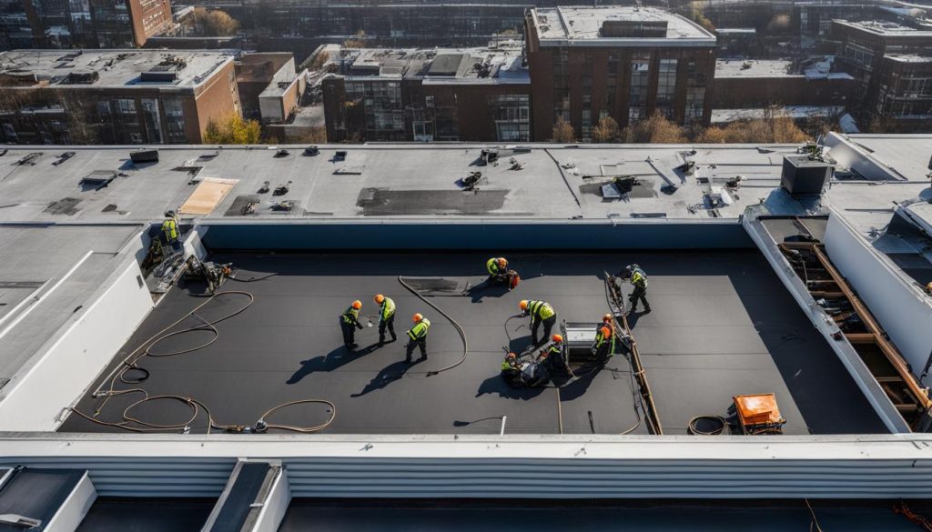 Preventative maintenance for flat roofs
