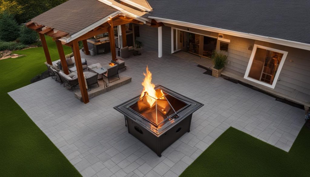 Roof insurance coverage for fire pit risks