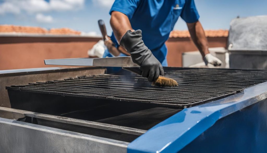 Rooftop Barbecue Grill Maintenance