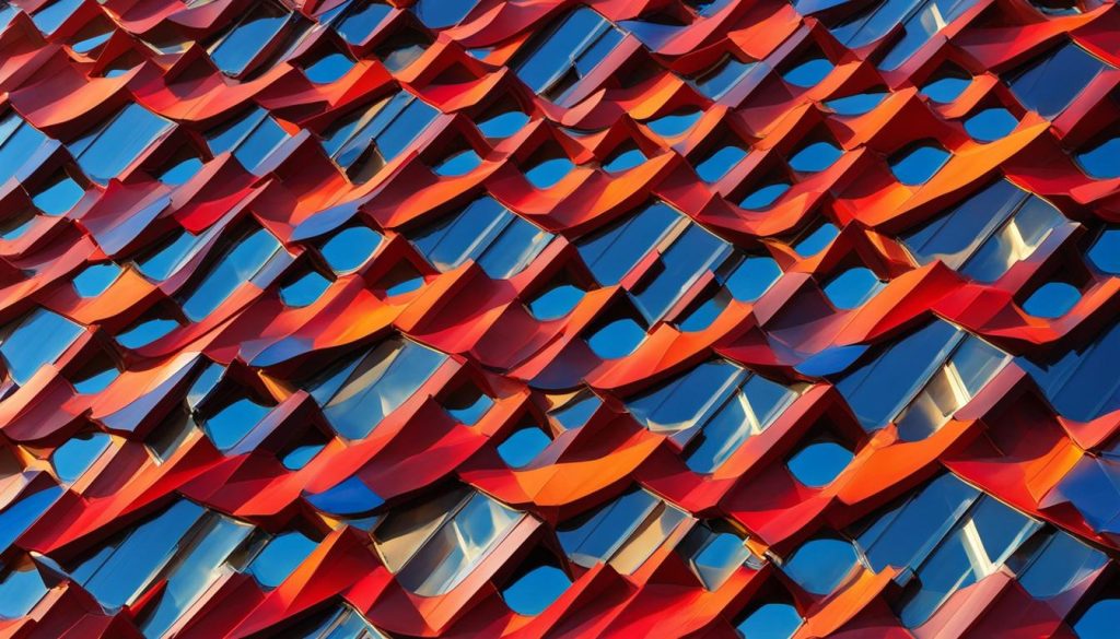 Synthetic roofing materials with vibrant colors