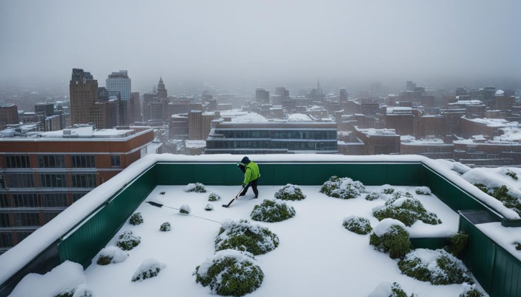 Winter Maintenance for Green Roof Care