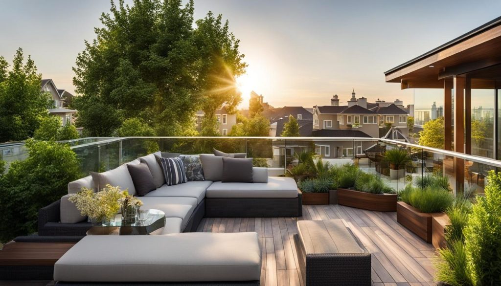 enhancing property value with a roof deck