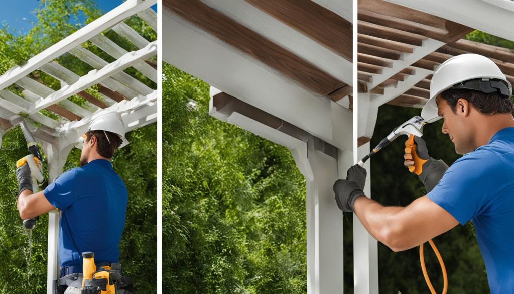 maintenance tips for pergola and arbor roofing