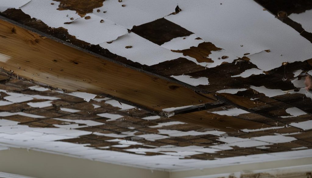 roof leak damage and repairs