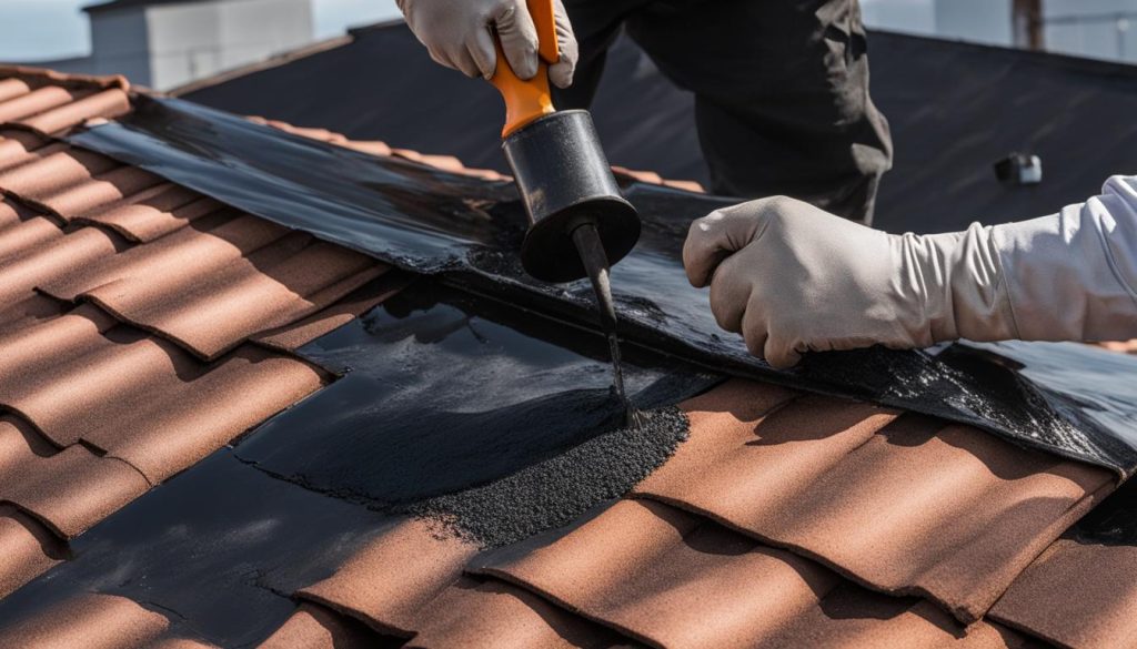 roof repair tar