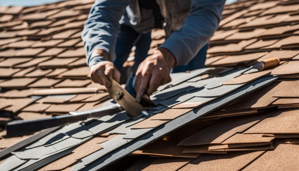 roof shingle repair process