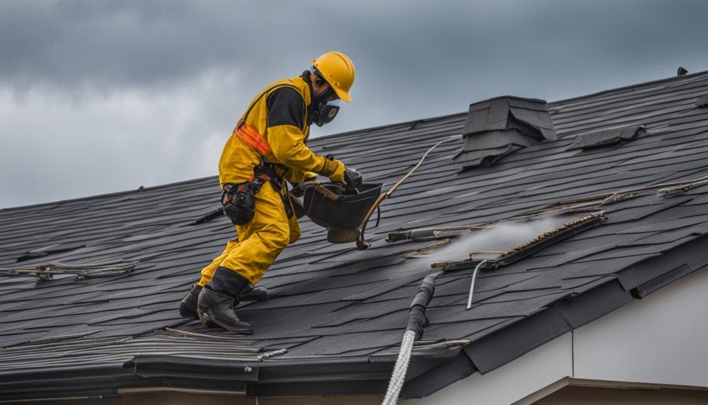 safety precautions for emergency roof repairs