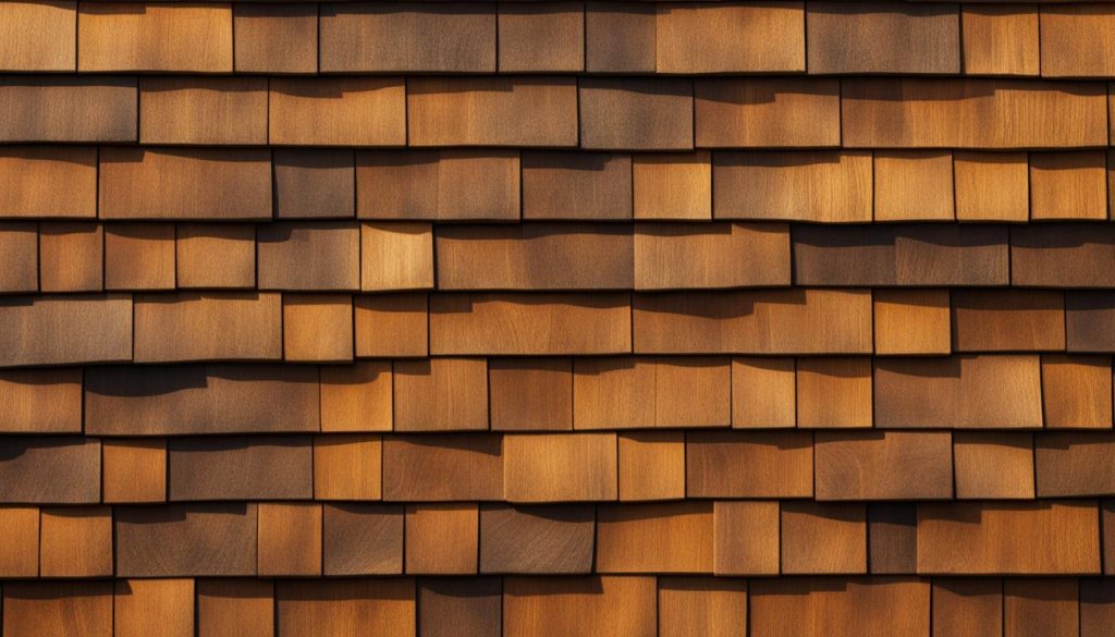 wood shingles natural roofing material image