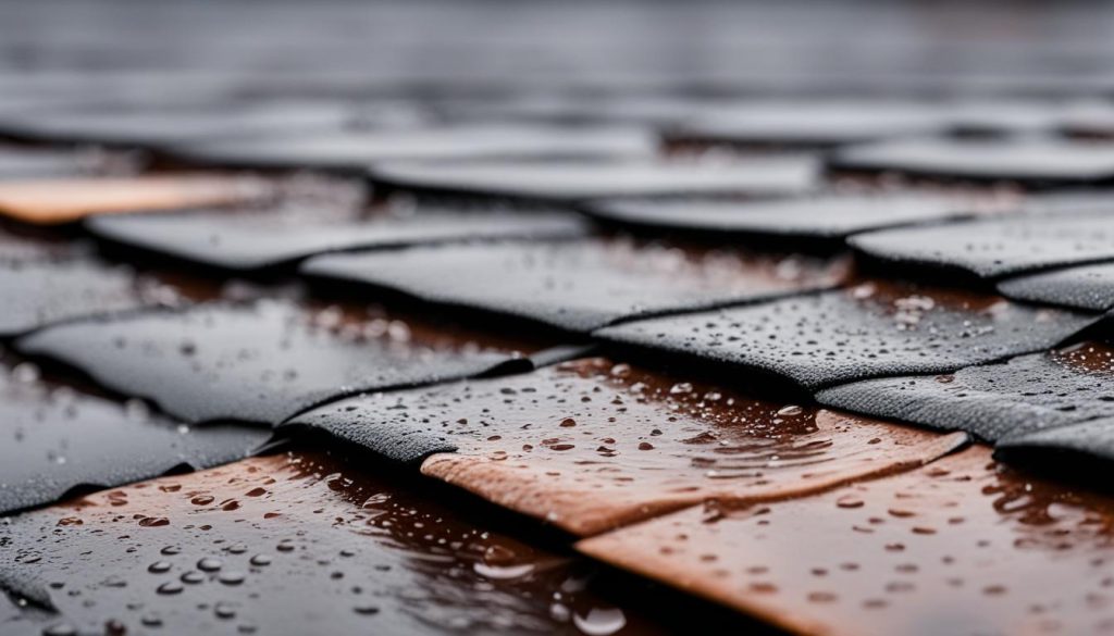 Moisture and Rainfall on Roofing