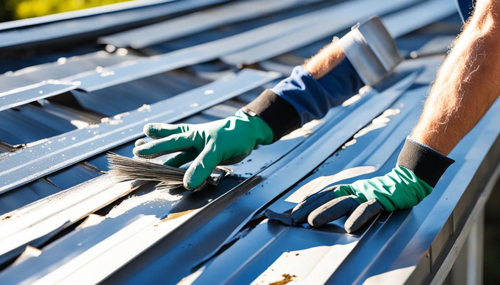 metal roofing maintenance