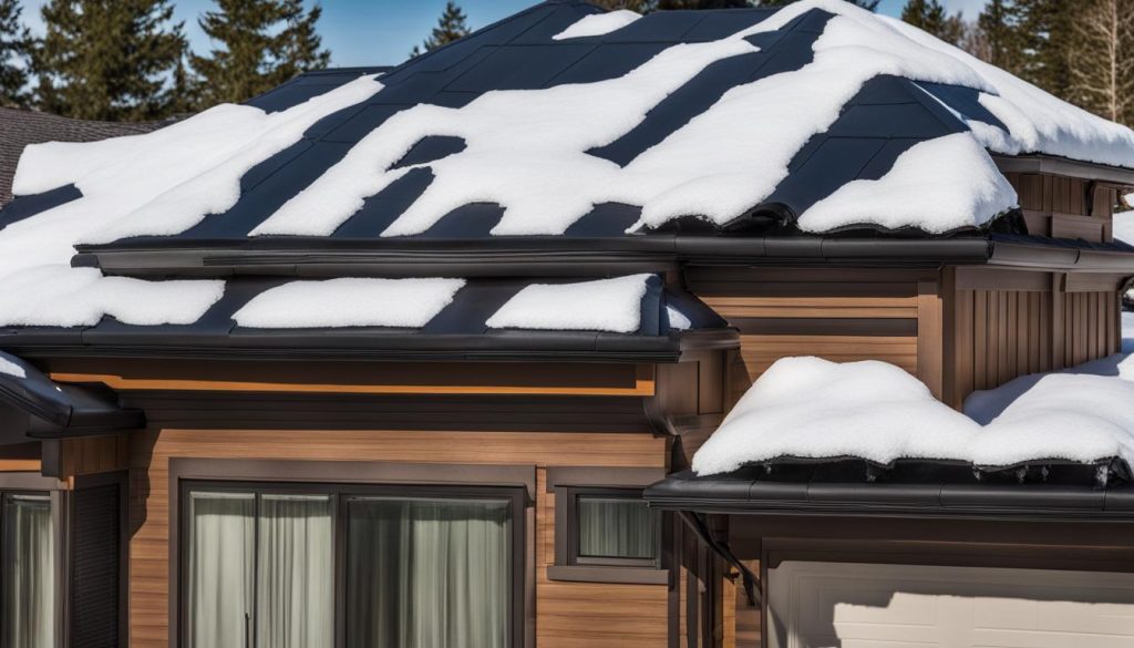 Heated roofing system