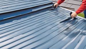 how to overlap metal roofing
