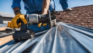How to replace a damaged metal roof panel